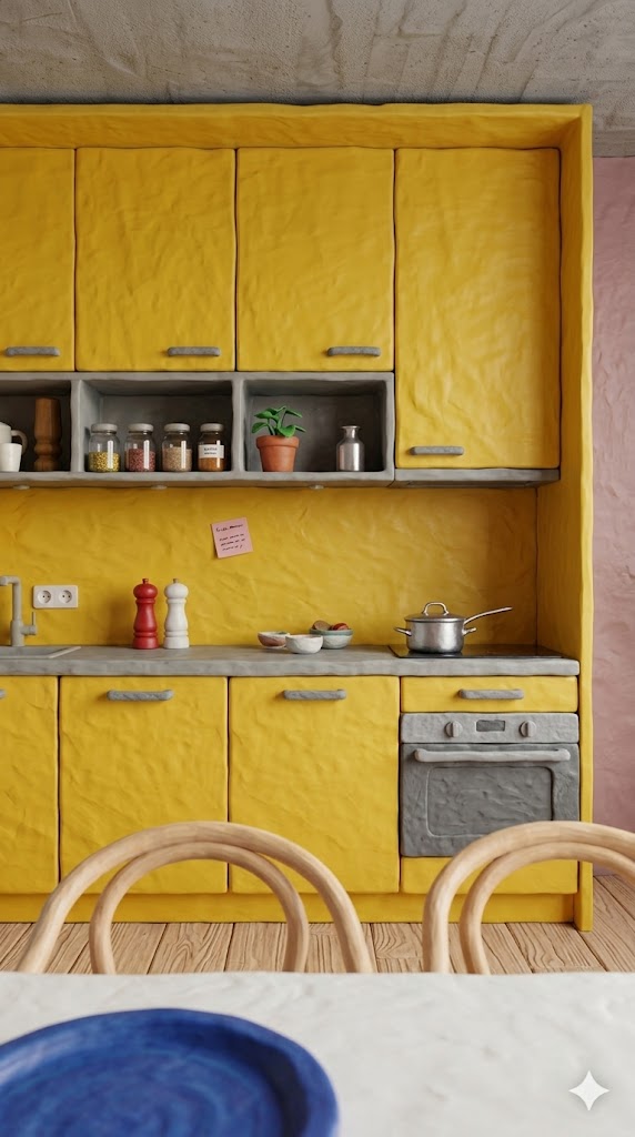Kitchen counter detail