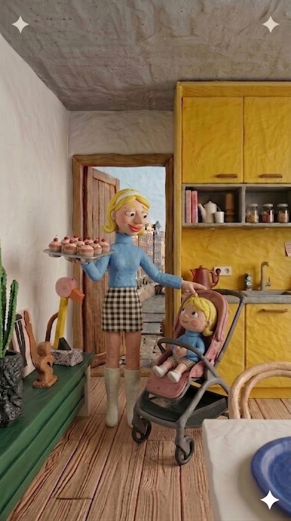 Carrying cupcakes one-handed