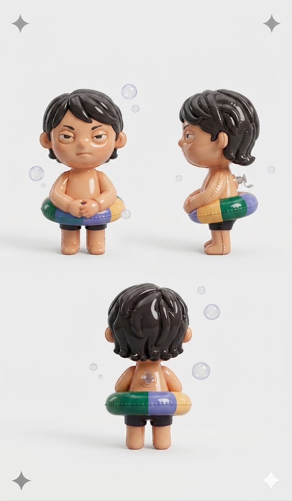 Boy character turnaround